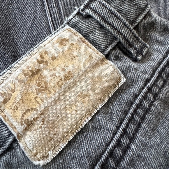 Vintage 90s Bugle Boy Jeans 100% Cotton Washed Black Men Size 36X30 - Picture 6 of 8